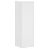 Plant Stands 2 pcs White 25x25x80 cm Engineered Wood