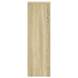 Plant Stands 2 pcs Sonoma Oak 25x25x80 cm Engineered Wood - Top-Down View