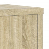 Plant Stands 2 pcs Sonoma Oak 25x25x80 cm Engineered Wood - Close-Up Angle