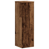 Plant Stand 2pcs Old Wood 25x25x80 cm Engineered Wood - Side View