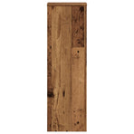 Plant Stands 2 pcs Old Wood 25x25x80 cm Engineered Wood