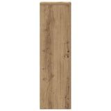 Plant Stands 2 pcs Artisan Oak 25x25x80 cm Engineered Wood - Top-Down View