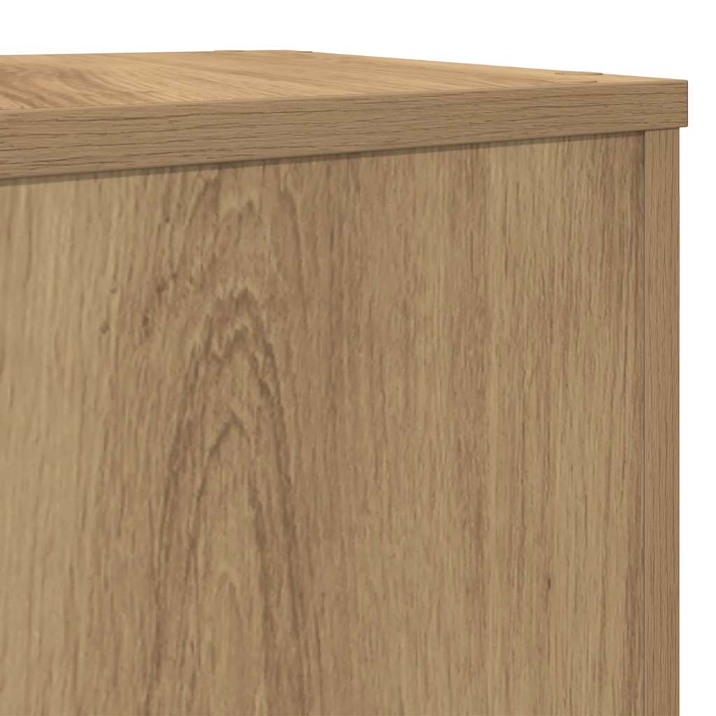 Plant Stands 2 pcs Artisan Oak 25x25x80 cm Engineered Wood