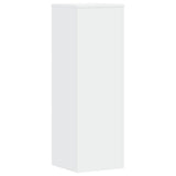 Plant Stand White 33x33x100 cm Engineered Wood - Rear View
