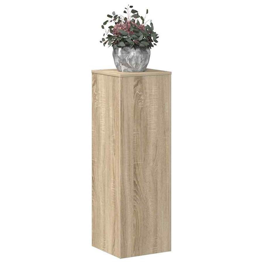 Plant Stand Sonoma Oak 33x33x100 cm Engineered Wood