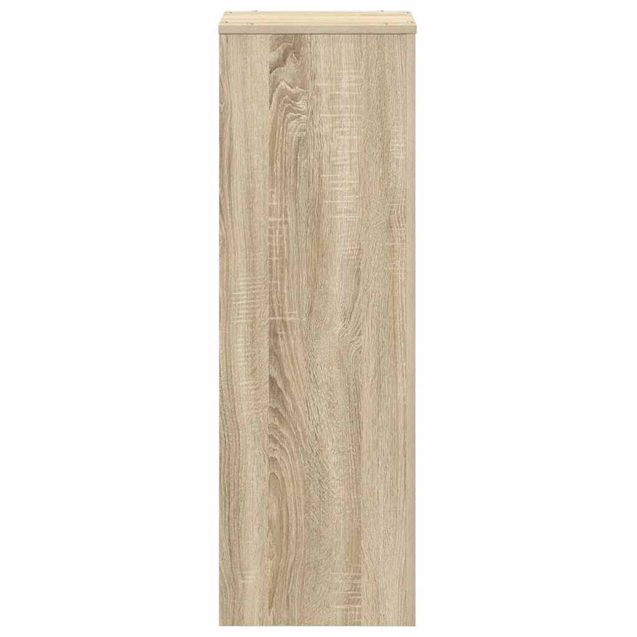 Plant Stand Sonoma Oak 33x33x100 cm Engineered Wood