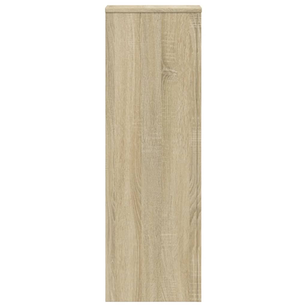 Plant Stand Sonoma Oak 33x33x100 cm Engineered Wood