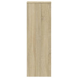 Plant Stand Sonoma Oak 33x33x100 cm Engineered Wood - 45-Degree Angle