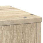 Plant Stand Sonoma Oak 33x33x100 cm Engineered Wood