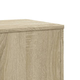 Plant Stand Sonoma Oak 33x33x100 cm Engineered Wood - Close-Up Angle