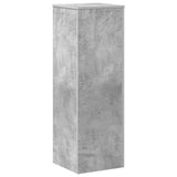 Plant Stand Concrete Grey 33x33x100 cm Engineered Wood