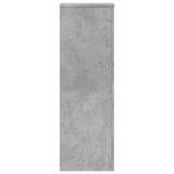 Plant Stand Concrete Grey 33x33x100 cm Engineered Wood - Top-Down View