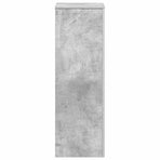 Plant Stand Concrete Grey 33x33x100 cm Engineered Wood
