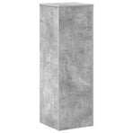 Plant Stand Concrete Grey 33x33x100 cm Engineered Wood