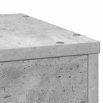 Plant Stand Concrete Grey 33x33x100 cm Engineered Wood