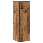 Plant Stand Old Wood 33x33x100 cm Engineered Wood