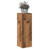 Plant Stand Old Wood 33x33x100 cm Engineered Wood