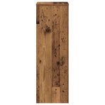 Plant Stand Old Wood 33x33x100 cm Engineered Wood