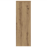 Plant Stand Artisan Oak 33x33x100 cm Engineered Wood - Top-Down View