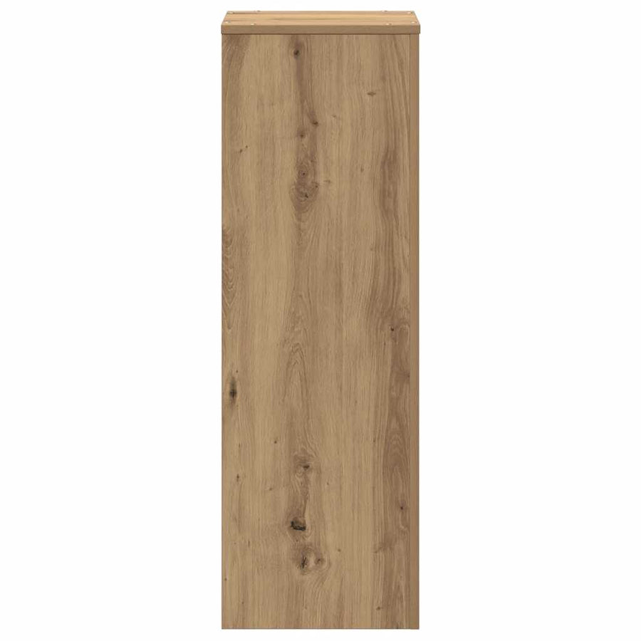 Plant Stand Artisan Oak 33x33x100 cm Engineered Wood