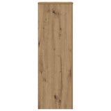 Plant Stand Artisan Oak 33x33x100 cm Engineered Wood
