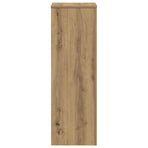 Plant Stand Artisan Oak 33x33x100 cm Engineered Wood