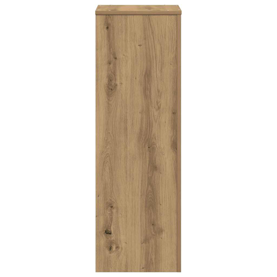 Plant Stand Artisan Oak 33x33x100 cm Engineered Wood