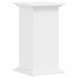 Plant Stand White 33x33x60 cm Engineered Wood - Top-Down View