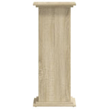 Plant Stand Sonoma Oak 33x33x80 cm Engineered Wood - 45-Degree Angle