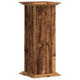 Plant Stand Old Wood 33x33x80 cm Engineered Wood - Top-Down View