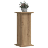 Plant Stand Artisan Oak 33x33x80 cm Engineered Wood