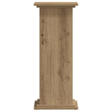 Plant Stand Artisan Oak 33x33x80 cm Engineered Wood - 45-Degree Angle