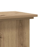 Plant Stand Artisan Oak 33x33x80 cm Engineered Wood