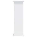 Plant Stand White 33x33x100 cm Engineered Wood