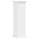 Plant Stand White 33x33x100 cm Engineered Wood