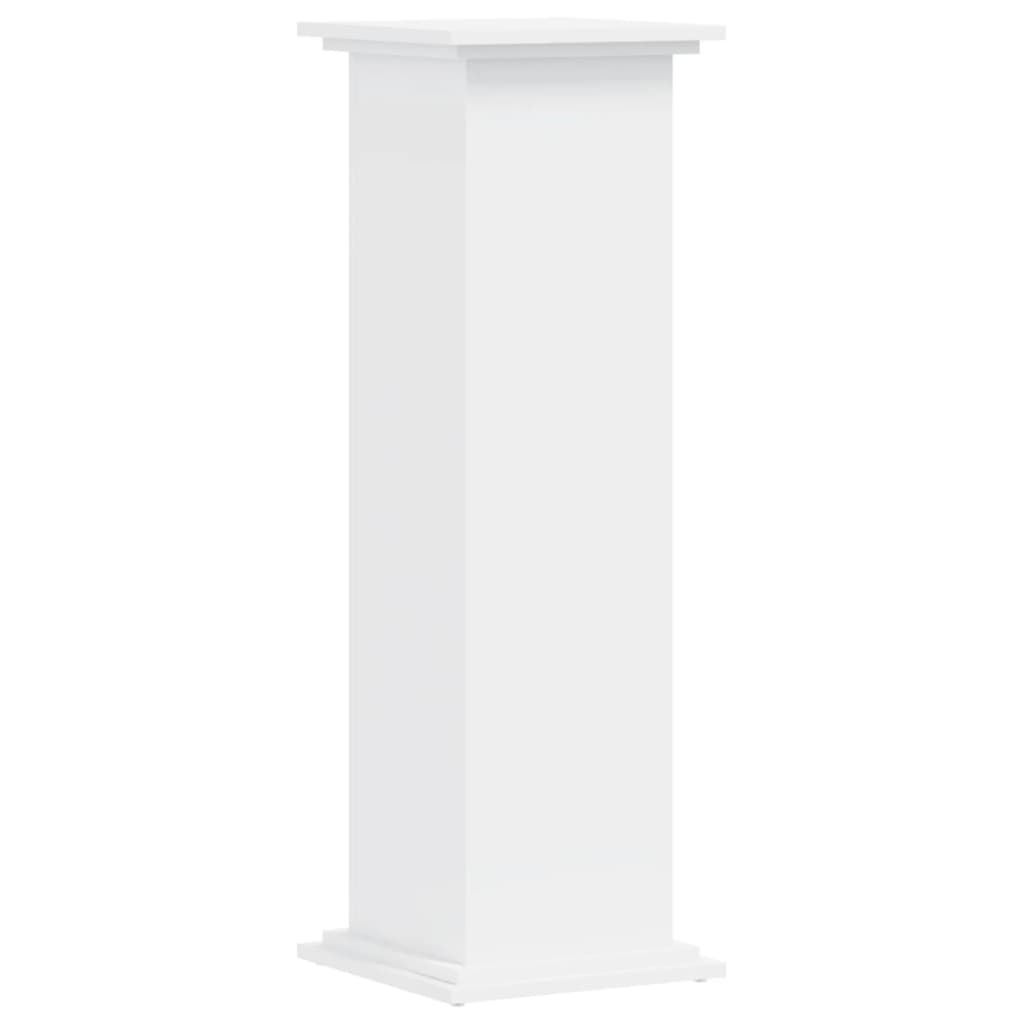 Plant Stand White 33x33x100 cm Engineered Wood