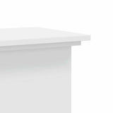 Plant Stand White 33x33x100 cm Engineered Wood
