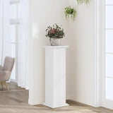 Plant Stand White 33x33x100 cm Engineered Wood