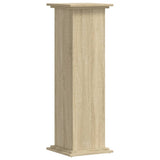 Plant Stand Sonoma Oak 33x33x100 cm Engineered Wood - Front View