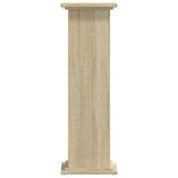 Plant Stand Sonoma Oak 33x33x100 cm Engineered Wood
