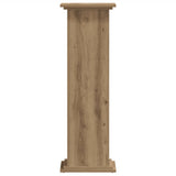 Plant Stand Artisan Oak 33x33x100 cm Engineered Wood