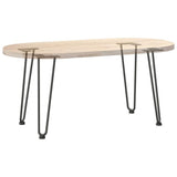 Hairpin Legs for Coffee Table 4 pcs Black 42 cm Solid Steel - Low Angle