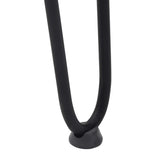 Hairpin Legs for Coffee Table 4 pcs Black 42 cm Solid Steel - Extra Image