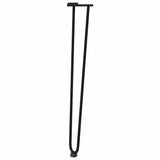 hairpin legs for console tables for Console Table 4 pcs Black 72 cm Solid Steel - 45-Degree Angle