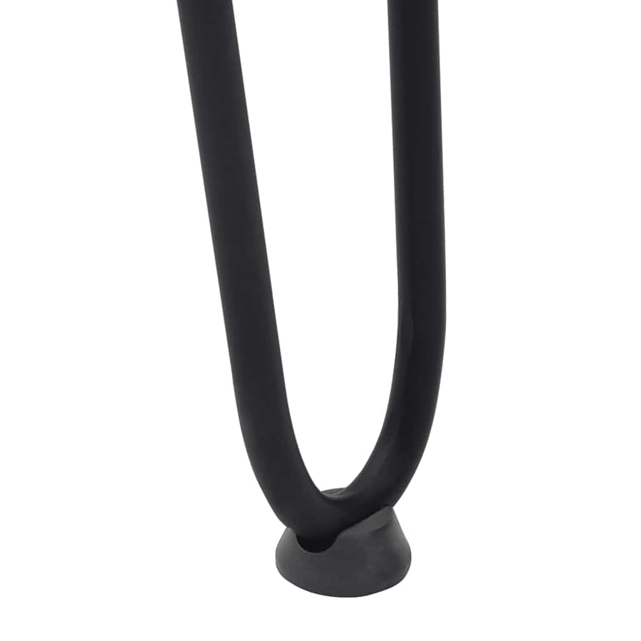 Hairpin legs for Console Table 4 pcs Black 72 cm Solid Steel