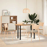 Console Table Legs 4 pcs Black 72-74 cm Steel - Side View