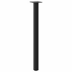Console Table Legs 4 pcs Black 72-74 cm Steel