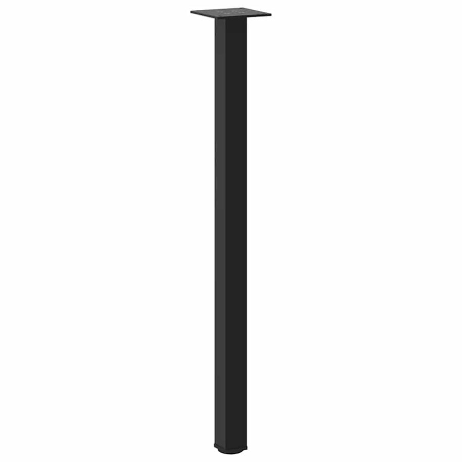 Console Table Legs 4 pcs Black 72-74 cm Steel