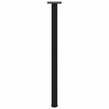 Console Table Legs 4 pcs Black 72-74 cm Steel