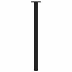 Console Table Legs 4 pcs Black 72-74 cm Steel